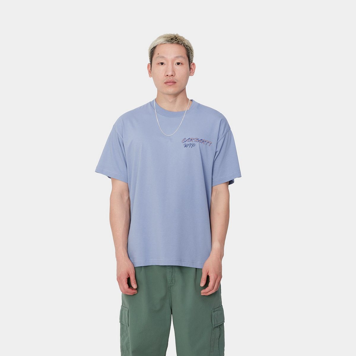 Тениска Carhartt WIP Short Sleeve T-Shirt Синьо | I033668_9, 0
