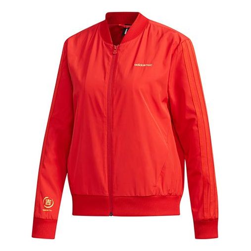 Яке бомбър adidas Originals Neo Casual Sports Jacket Червено | DZ7606