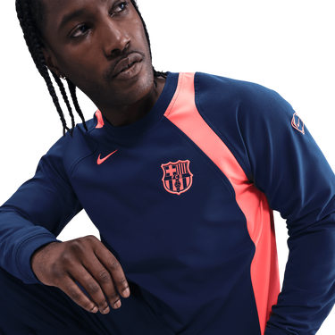 Суитчър Nike FC Barcelona Soccer Crew-Neck Top Тъмно синьо | hq9778-410, 4