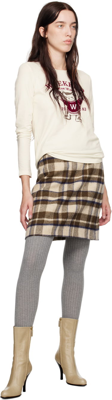 Тениска Max Mara Weekend Bear Long Sleeve T-shirt Бяло | 2425946022600 MM13224, 3