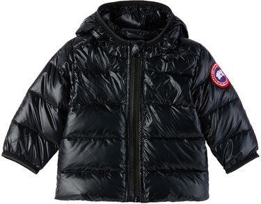 Пухо яке Canada Goose Kids' Crofton Down Hooded Jacket Черно | 5460B, 0