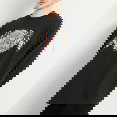 Тениска Honor The Gift Honor the Gift Honor Wings Long Sleeve T-Shirt, Size Large Черно | HTG250248-BLK, 5