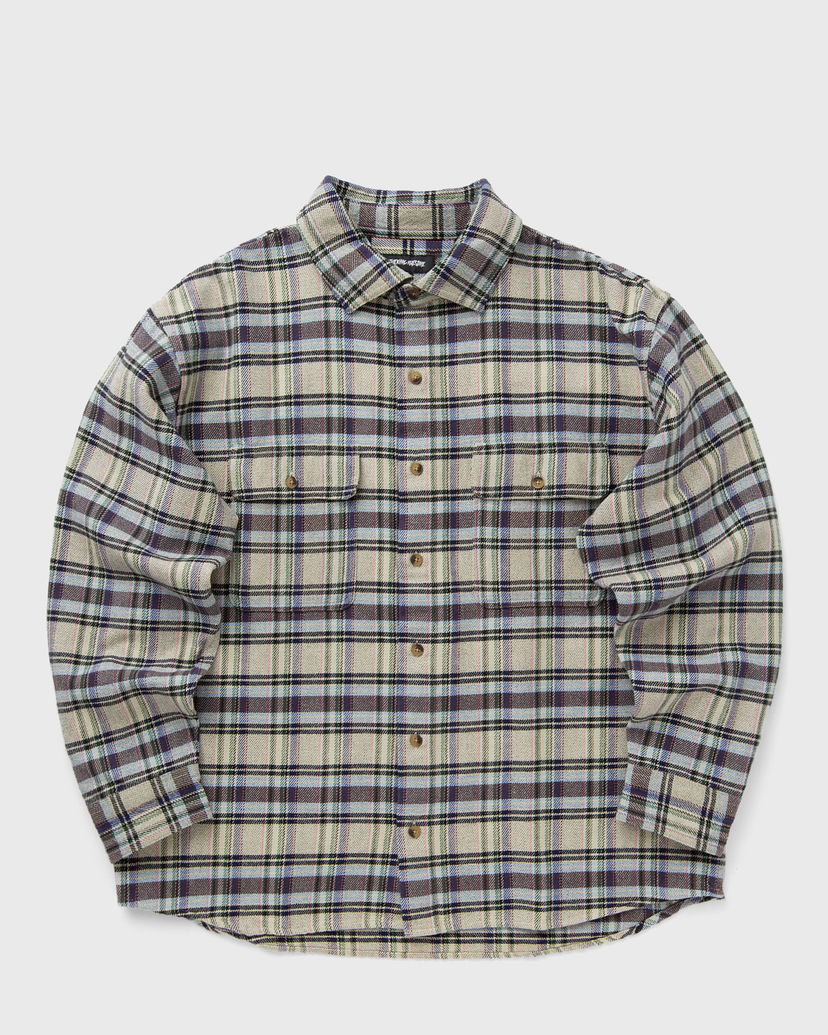 Риза Fucking Awesome Rusty Plaid Flannel Shirt Сиво | PN20060-GREY-PLAID