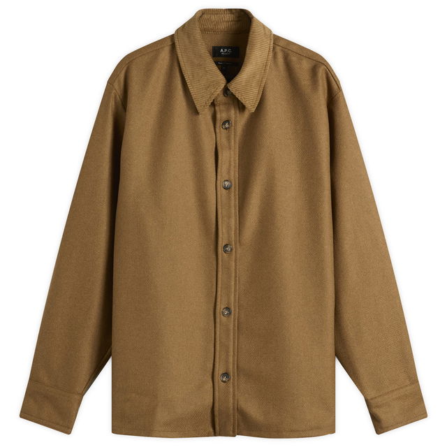 Bernado Wool Overshirt, Size Small