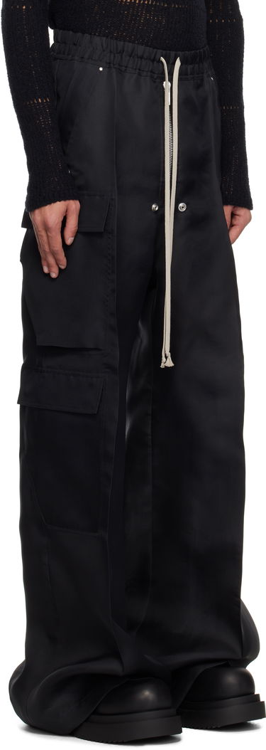 Карго панталони Rick Owens Rick Owens Hollywood Cargobelas Cargo Pants Черно | RR01E5339 SG, 1