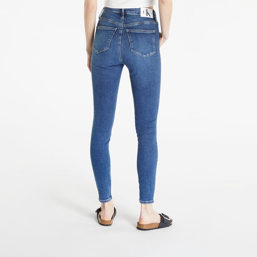 Дънки CALVIN KLEIN Jeans High Rise Super Skinny Ankle Тъмно синьо | J20J220614 1BJ, 1