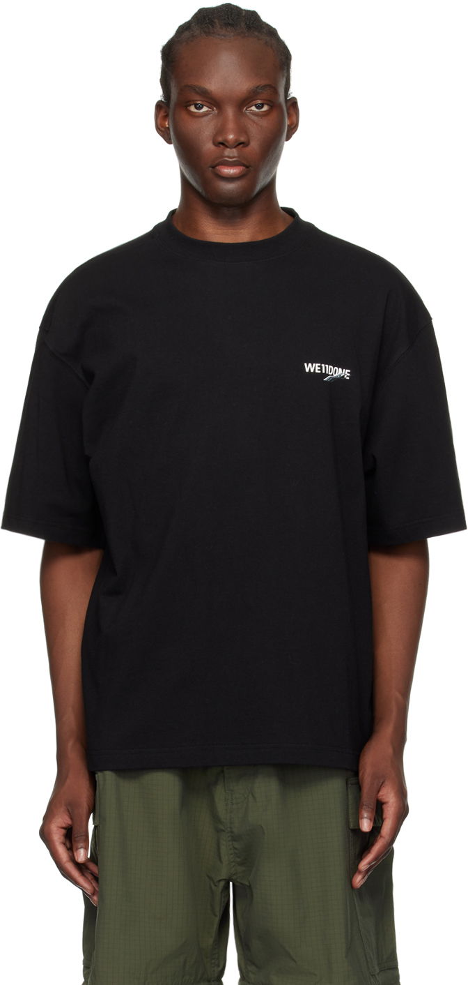 Тениска We11done Wave T-Shirt Черно | WD-TT1-23-992-U-BK, 0