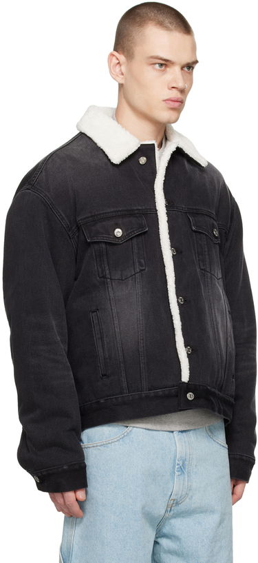 Яке We11done Oversized Faux-Shearling Jacket Черно | WD-DJ3-22-378-U-BK, 1