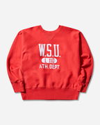 Index and Archives Lighthouse Reverse Weave Crewneck Sweatshirt W.S.U. L 110 ATH. DEPT.