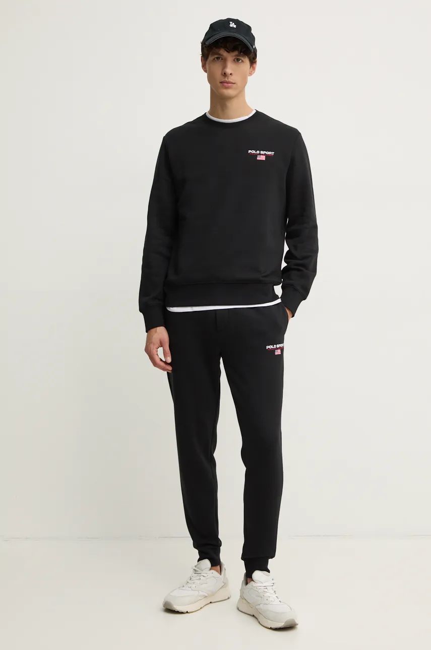 Спортни панталони Polo by Ralph Lauren Black Fleece Jogger Sweatpants Черно | 710949930, 1