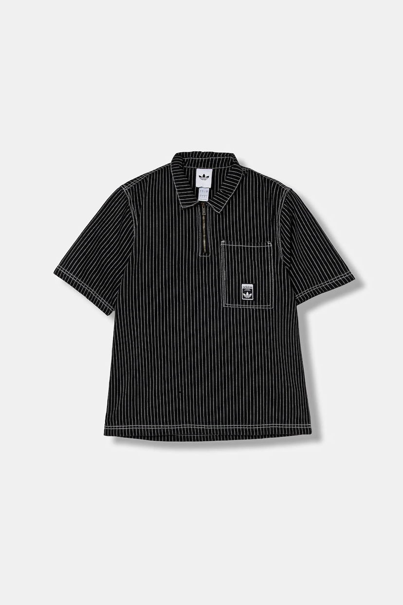Поло тениска adidas Originals adidas Originals Graphic Lo Sh Polo Shirt Черно | JW0171