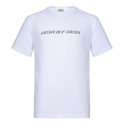 Тениска Dior Embroidered Logo T-Shirt Бяло | 863J611K0910-089, 0