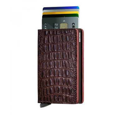 Портфейл Secrid Slim Wallet Nile Brown Кафяво | SN-Brown, 2