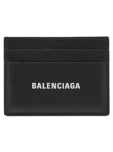 Портфейл Balenciaga Cash Card Holder Black/White Черно | 594309-1IZI3-1090