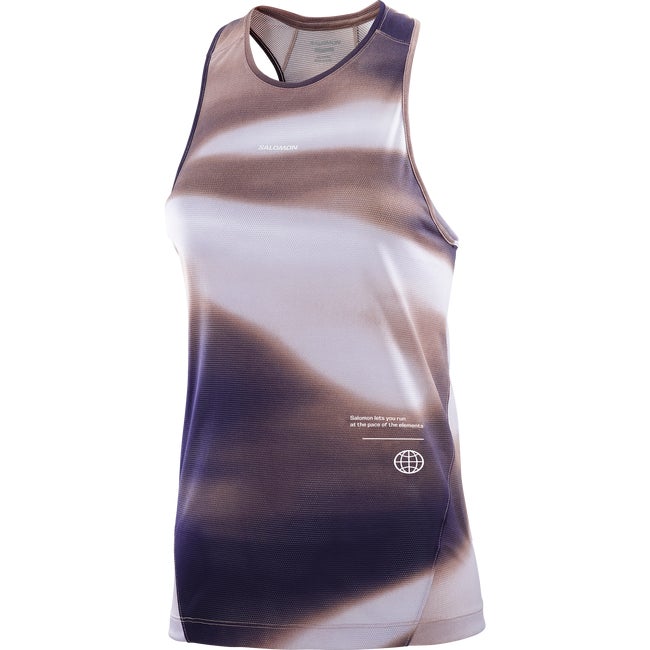 Потник Salomon Core Graphic Training Tank Top Лилаво | LC2460400, 1