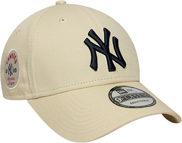 Шапка с козирка New Era New York Yankees MLB Side Patch 9Forty Baseball Cap Бежово | 60691283-270, 3