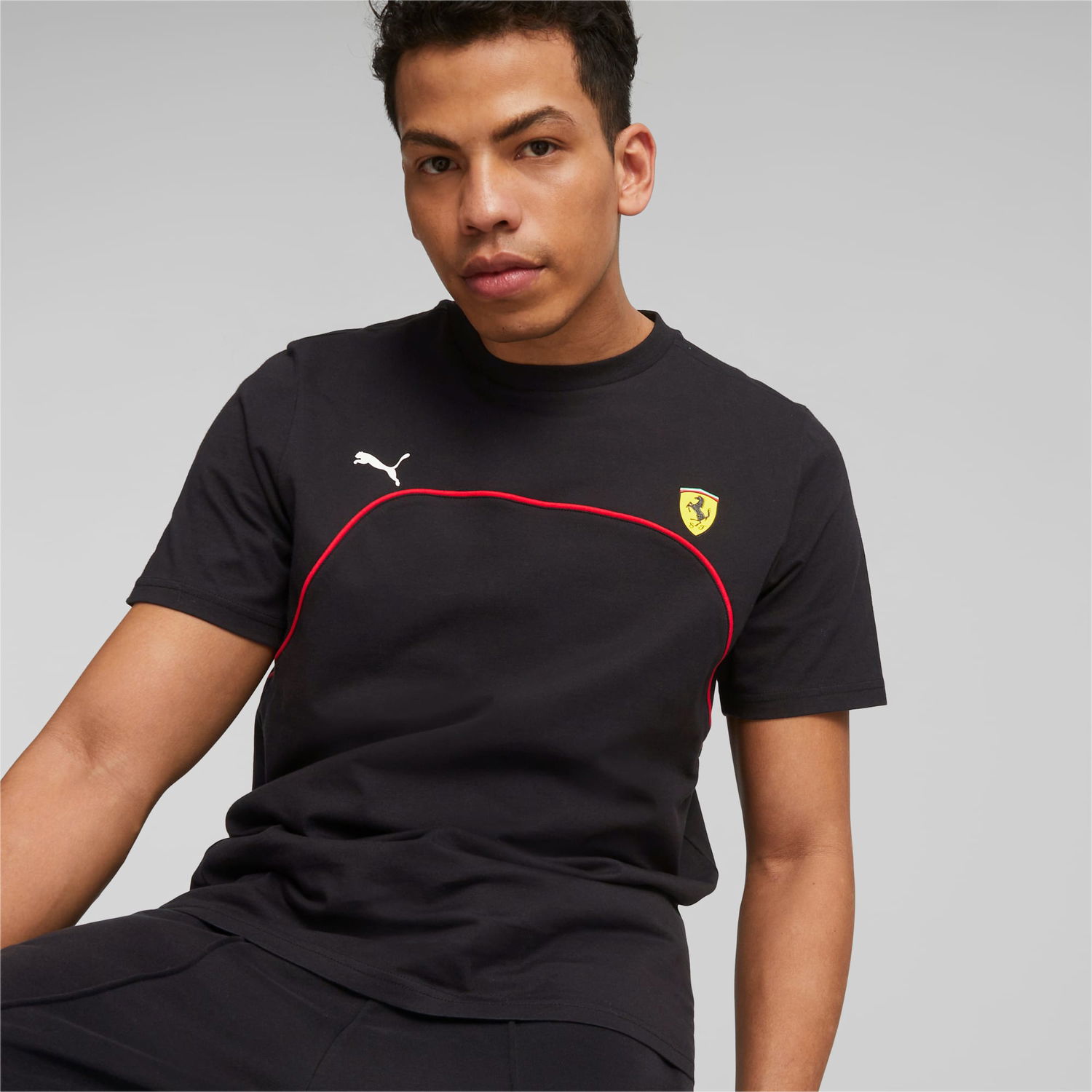Тениска Puma Scuderia Ferrari Motorsport T-Shirt Черно | 620946_01, 1
