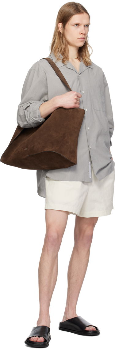 Къси панталони Studio Nicholson Studio Nicholson Elio Relaxed Fit Shorts Бяло | ELIO SNM - 1275, 3