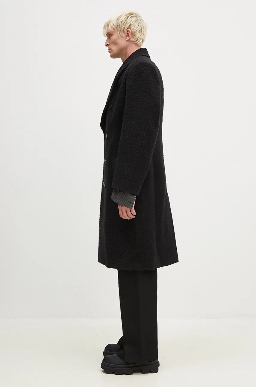 Палта Martine Rose Double Breasted Shirt Overcoat Черно | 325WT07001, 1