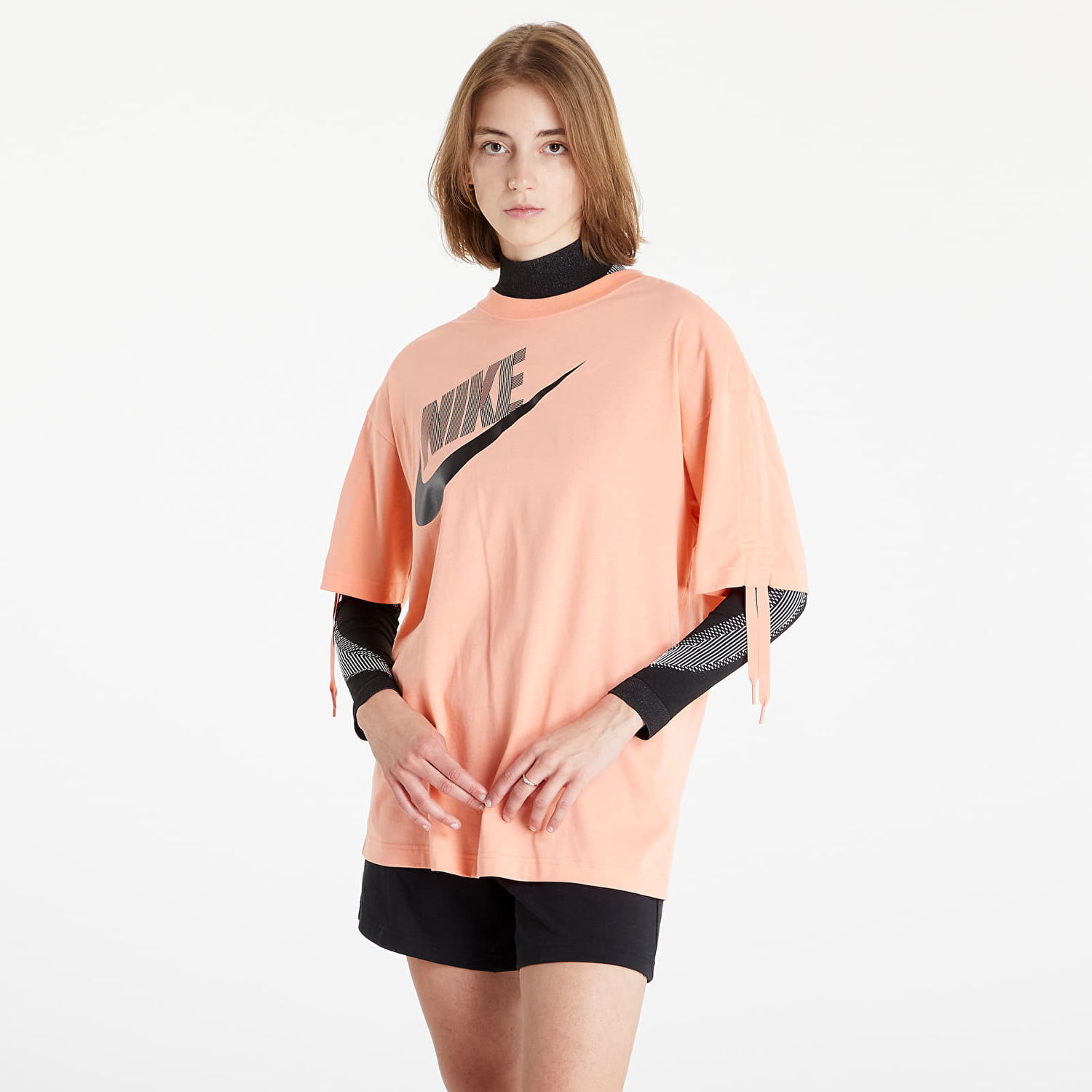 Тениска Nike Sportswear Dance T-Shirt Crimson Bliss Розово | DV0335-693, 1