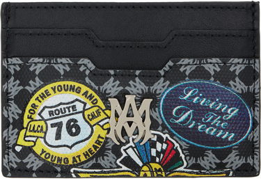 Портфейл AMIRI Amiri MA Station Patch Card Holder Черно | AMACCO1027, 0