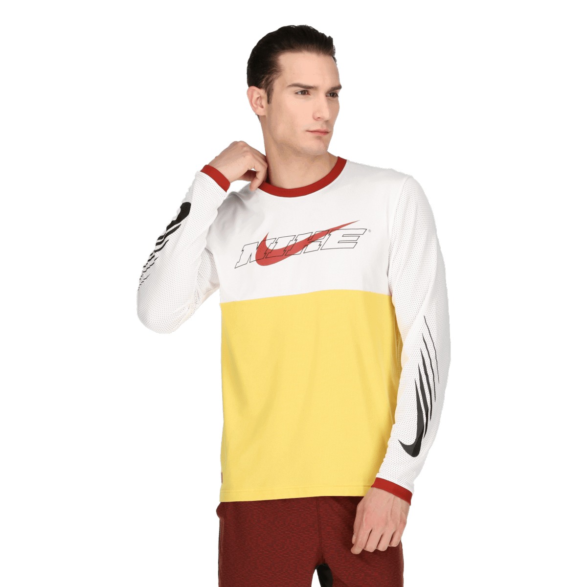 Тениска Nike Long Sleeve Top Жълто | CZ2257-761, 0