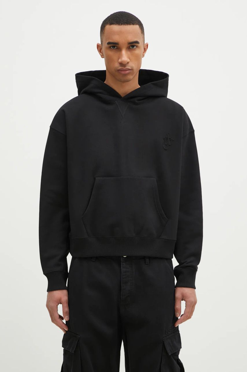 Суитчър JW Anderson JW Anderson Anchor Logo Hoodie Черно | JW0183.PG1631.999, 0