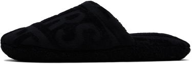 Кецове и обувки Versace Allover Towel Slippers Черно | ZSLB00009_1A07545, 2