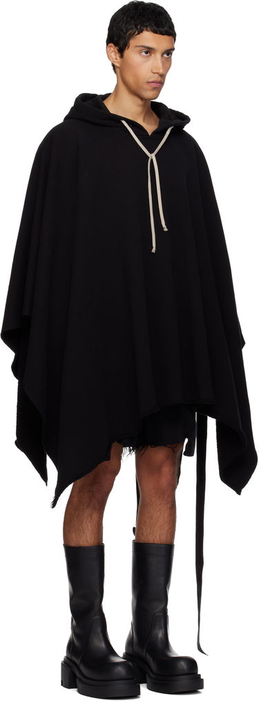 Суитчър Rick Owens DRKSHDW Poncho Hoodie Черно | DU02E7275 FSL, 1