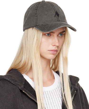 Шапка с козирка The Attico Attico Faded Baseball Cap Сиво | 247WAC34 C104RM, 1