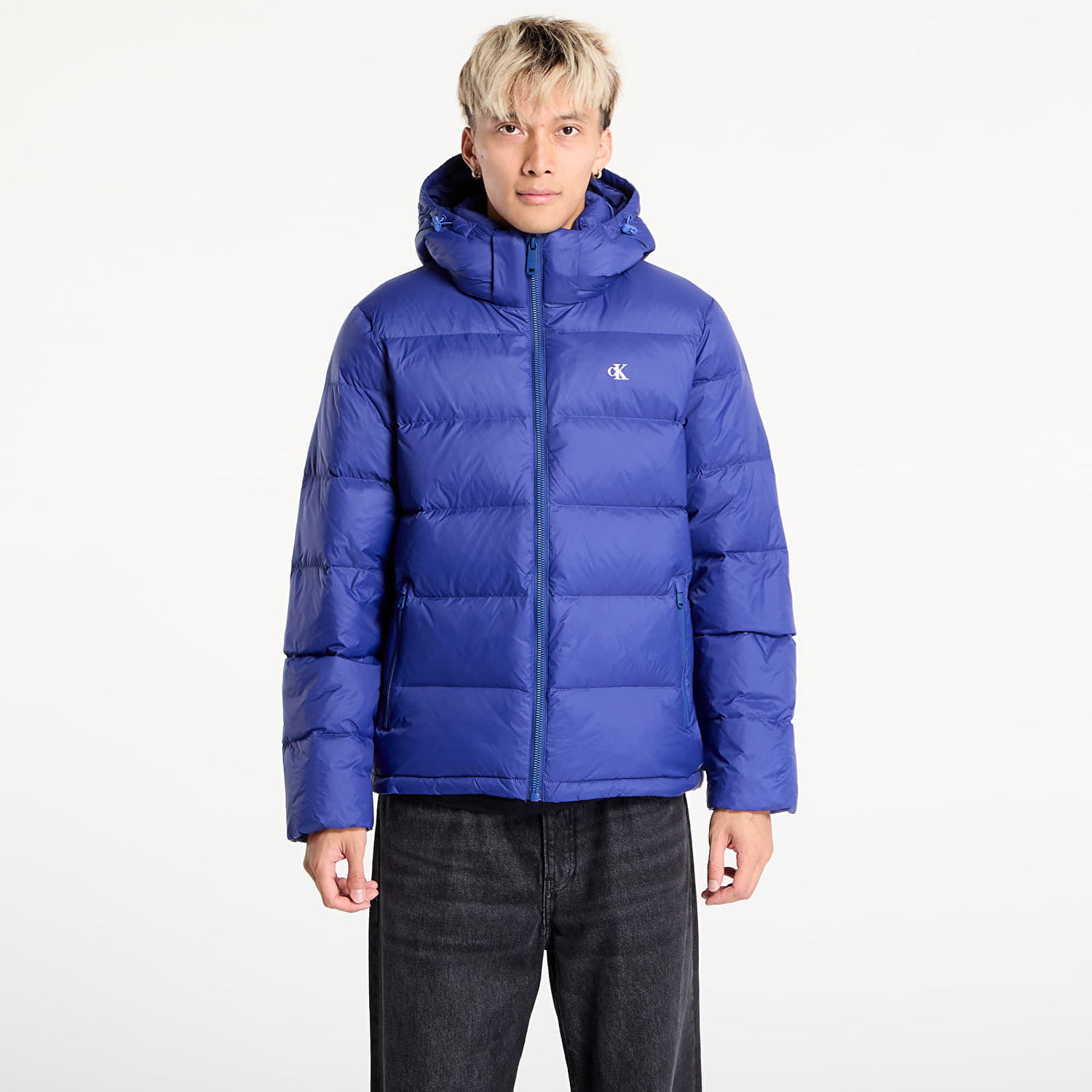 Пухо яке CALVIN KLEIN Calvin Klein Jeans Ls Nylon Zip Off Hooded Jacket Синьо | LV04RC518G IZ4, 0