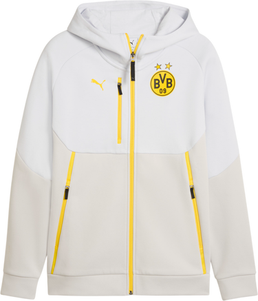 Суитчър Puma Borussia Dortmund Tech FZ Hoody Бяло | 781696-18, 0
