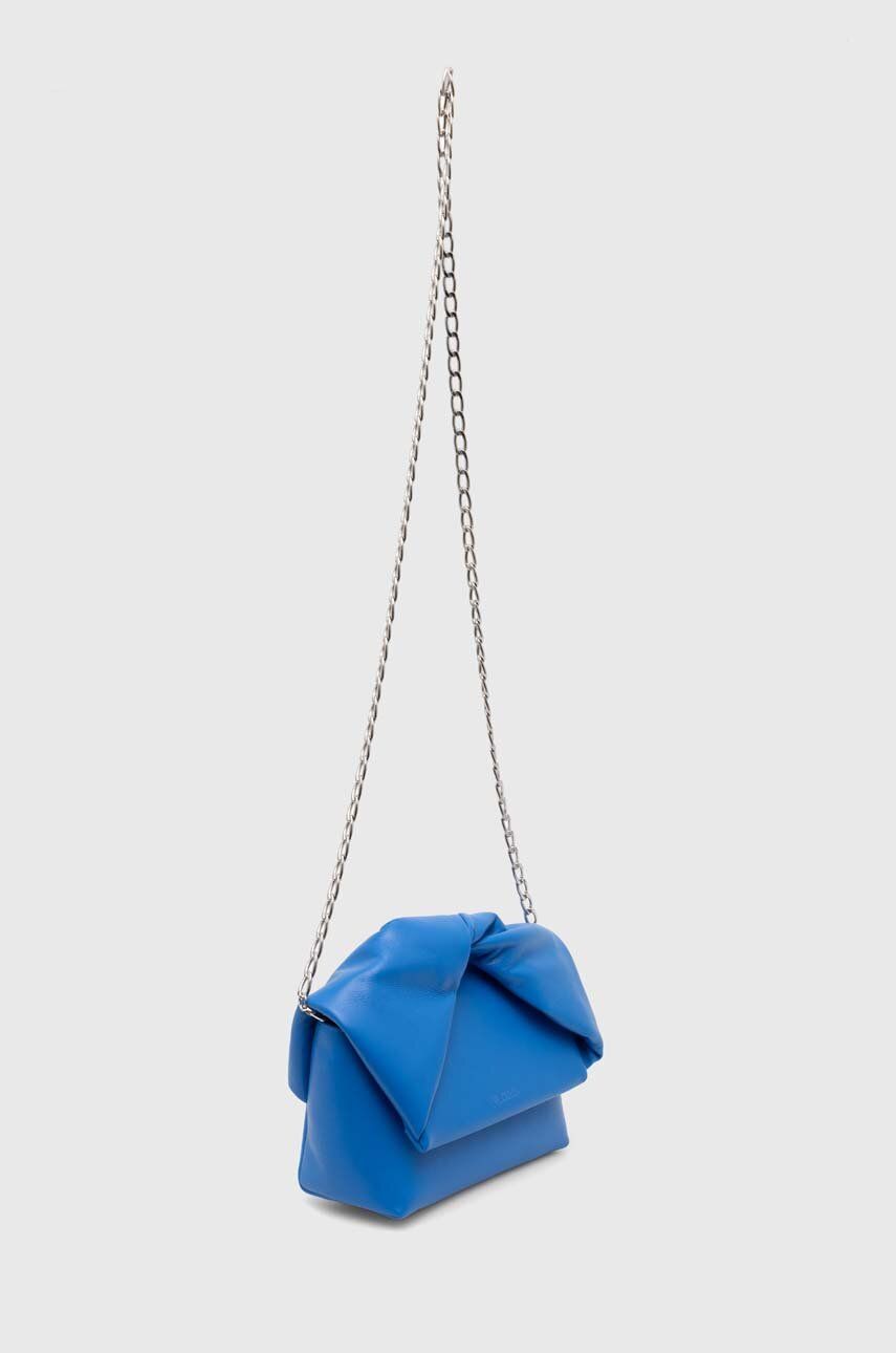 Дамска чанта JW Anderson Midi Twister Bag Синьо | HB0595.LA0315.830, 1