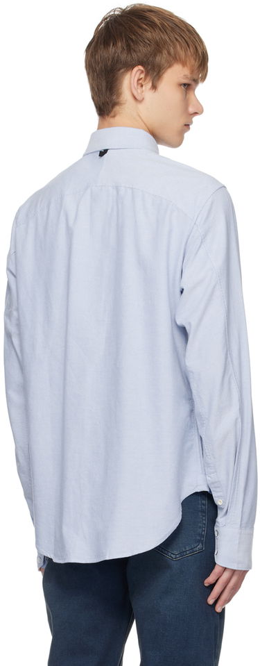 Риза rag & bone Rag & Bone Engineered Button-Up Shirt Синьо | MBW23SA422X2ML, 2