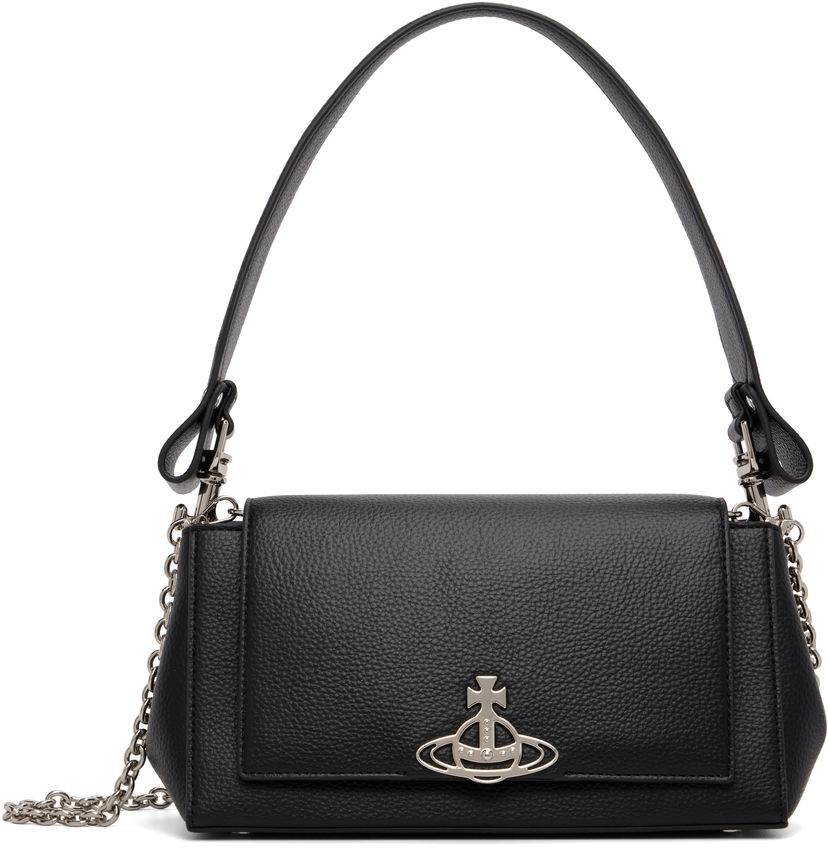 Чанта през рамо Vivienne Westwood Vivienne Westwood Hazel Medium Shoulder Bag Черно | 46020001W-S000D-