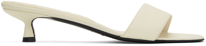 Аксесоари Loulou de Saison Loulou de Saison Atrium Heeled Sandals Бяло | ATRIUM, 0