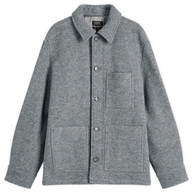 A.P.C. Emile Felted Wool Chore Jacket