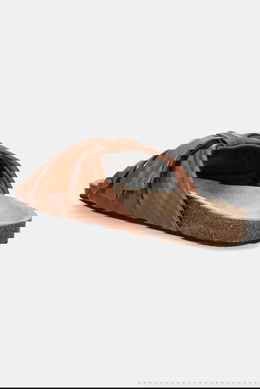 Кецове и обувки JW Anderson JW Anderson Knotted Leather Slides Кафяво | SN0096.LA0161.640, 2
