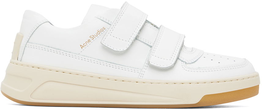 Кецове и обувки Acne Studios White Velcro Strap Бяло | AD0564-, 0