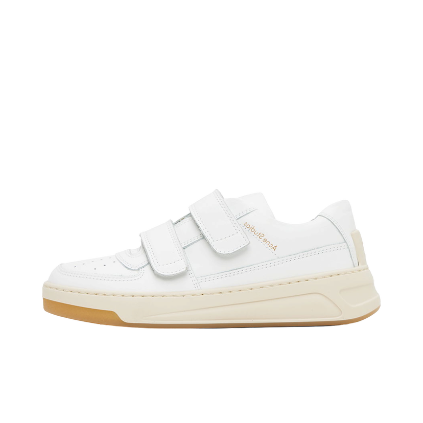 Кецове и обувки Acne Studios White Velcro Strap Бяло | AD0564-