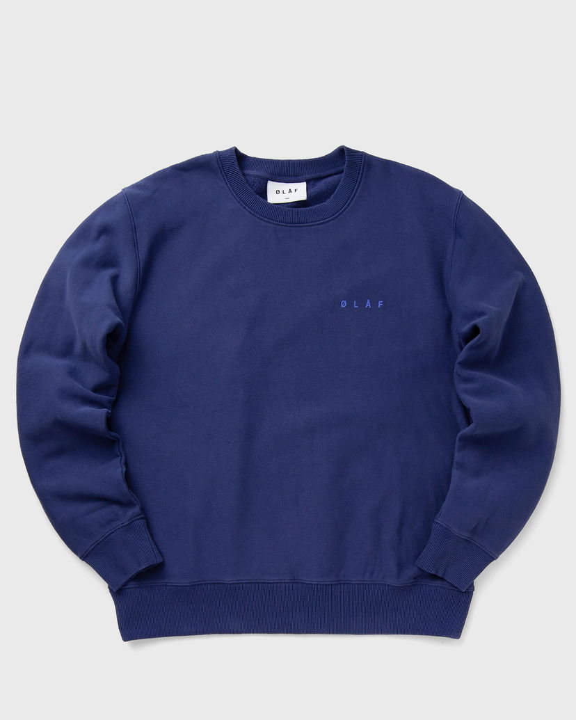 Суитчър ØLÅF FACE CREWNECK Тъмно синьо | M170202-DEEP-VIOLET