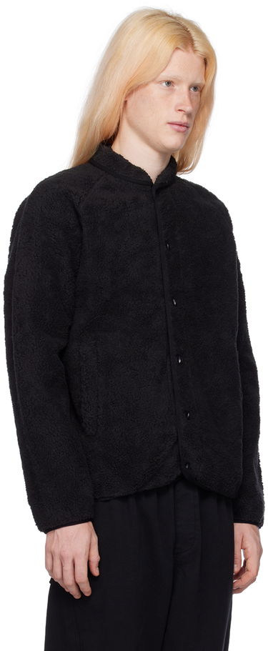 Яке бомбър YMC Fleece Jacket Черно | P7AZD, 1