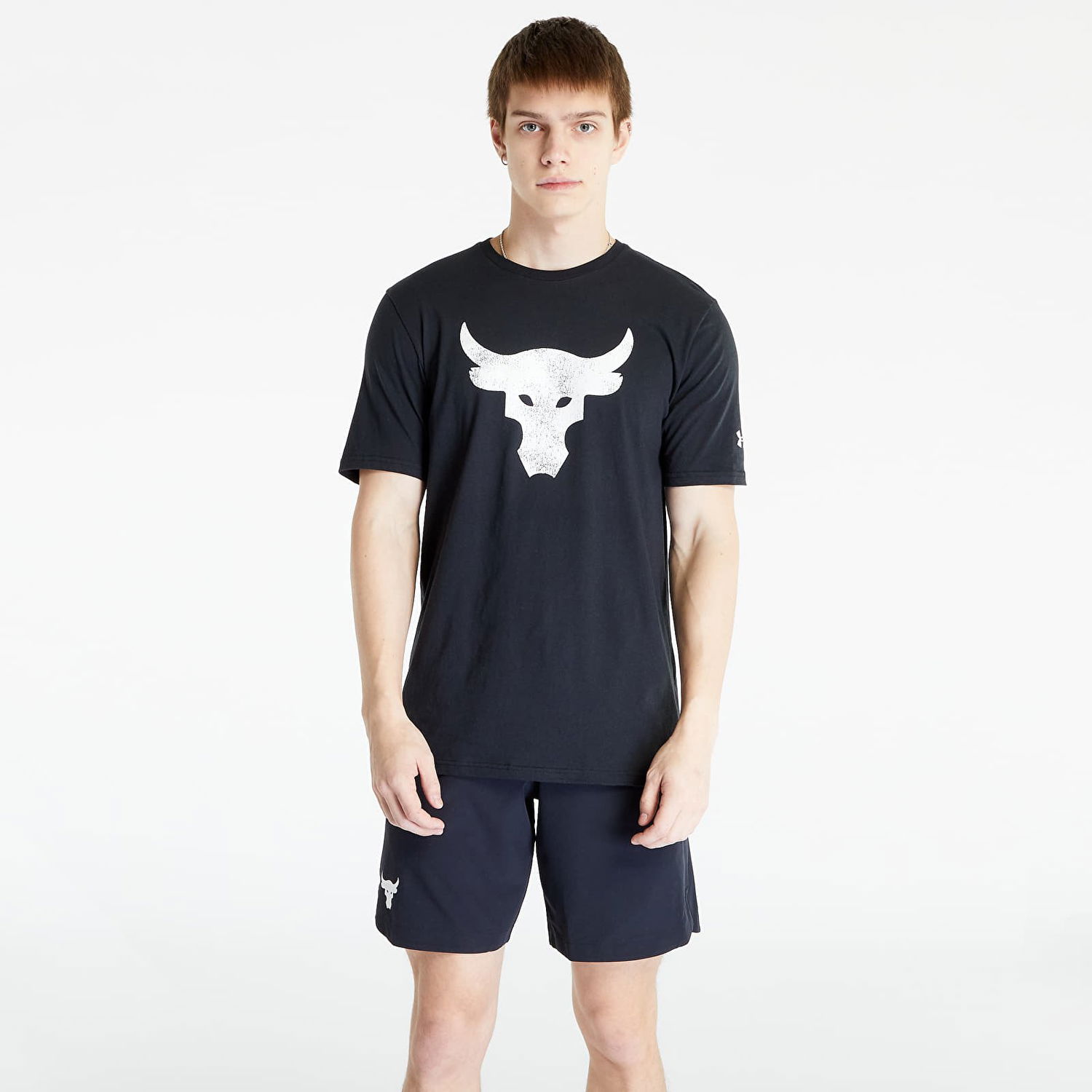 Тениска Under Armour Project Rock Brahma Bull Short Sleeve Tee Черно | 1361733-003, 0