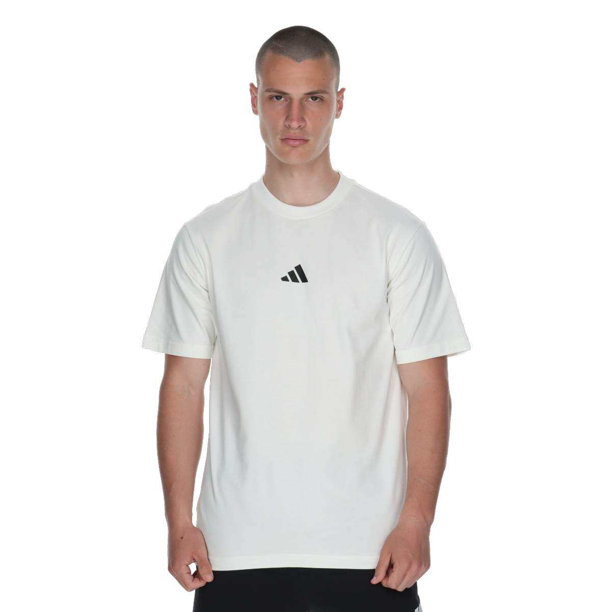 Тениска adidas Originals Short Sleeve Crew Neck Logo T-Shirt Бяло | JF3327, 0