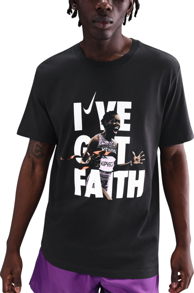 Тениска Nike Nike Kipyegon "I've Got Faith" T-Shirt Черно | ir1429-010
