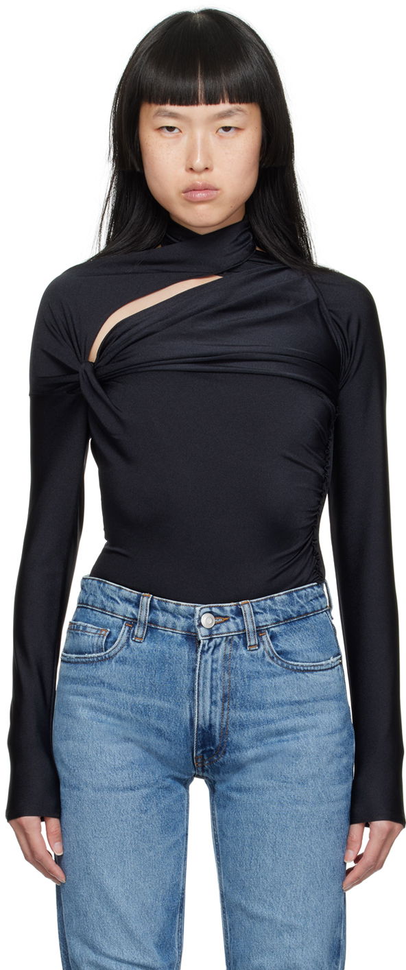 Тениска Coperni Coperni Asymmetric T-Shirt Черно | COPJS66545, 0