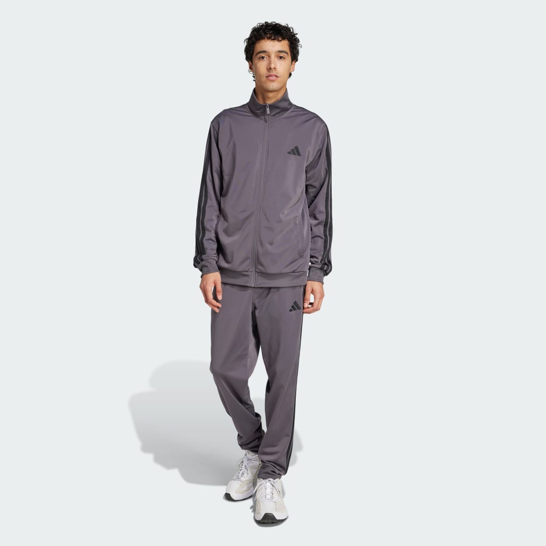 Комплект adidas Performance Sportswear Basic 3-Stripes Tricot Tracksuit Сиво | JI8856, 0
