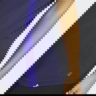 Поло тениска adidas Originals Ultimate365 Tour Sleeveless Primeknit Polo Shirt Тъмно синьо | HS8949, 3