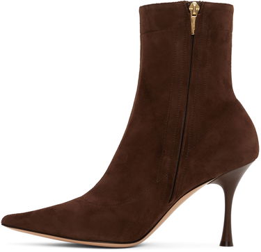 Кецове и обувки Gianvito Rossi Suede Pointed Toe Boots Кафяво | G73173.85LAC.CSF, 2