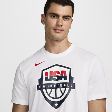 Тениска Nike USAB Dri-FIT Basketball Tee Бяло | FQ3634-100, 4